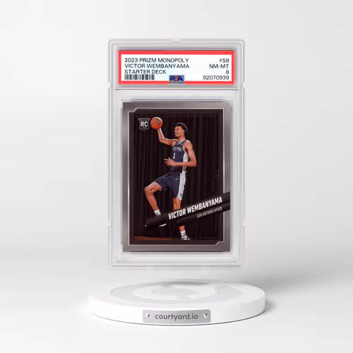 2023 Panini Prizm Monopoly Starter Deck #S8 Victor Wembanyama (PSA 8 NM-MT)