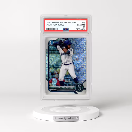 2022 Bowman Mega Box Chrome #45 Julio Rodriguez (PSA 10 GEM MINT)