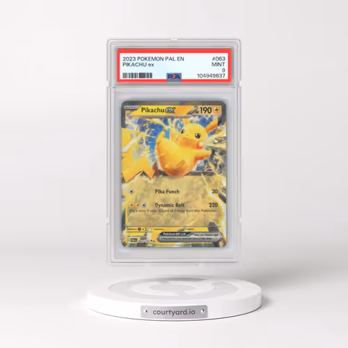 2023 Pokémon Pal EN-Paldea Evolved #063 Pikachu EX - Holo (PSA 9 MINT)