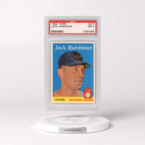 1958 Topps #217 Jack Harshman (PSA 7 NM)