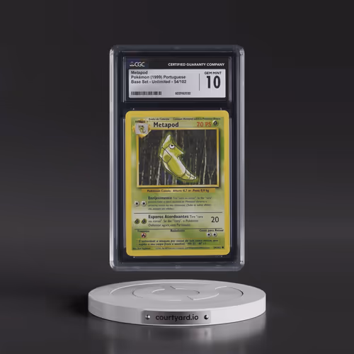 1999 Base Set #54/102 Metapod (CGC 10 GEM MINT)