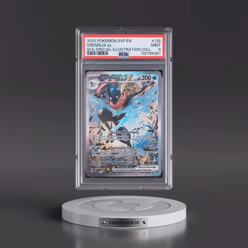 2024 Pokémon Svp EN-SV Black Star Promo #132 Greninja EX - Holo Shrouded Fable Special Illustration