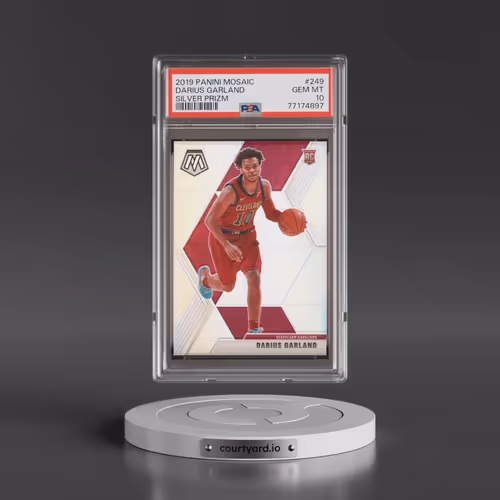 2019 Panini Mosaic #249 Darius Garland - Silver Prizm (PSA 10 GEM MINT)