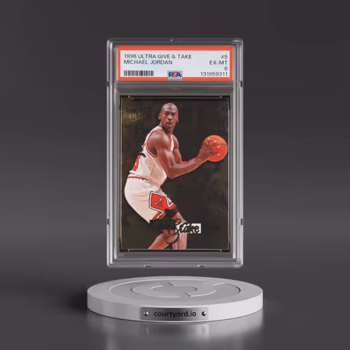 1996 Ultra Give & Take #5 Michael Jordan (PSA 6 EX-MT)