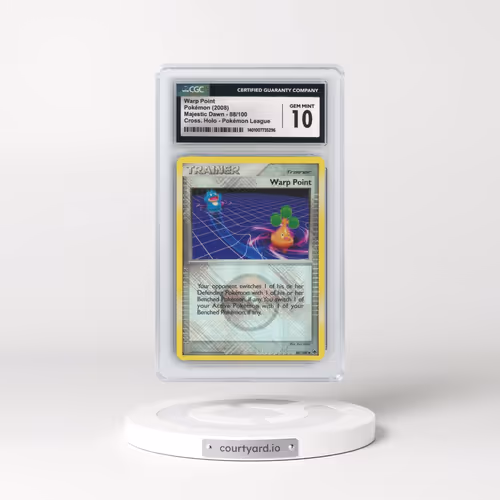 2008 Majestic Dawn #88/100 Warp Point - Crosshatch Holo (Cross. Holo) Pokémon League (CGC 10 GEM MINT)