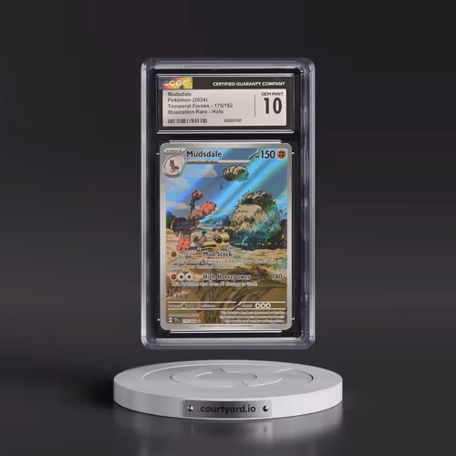 2024 Pokémon Tef EN-Temporal Forces #175 Mudsdale - Illustration Rare (CGC 10 GEM MINT)