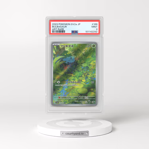 2023 Pokémon Sv2a-Pokemon 151 #166 Bulbasaur - Art Rare (PSA 9 MINT)