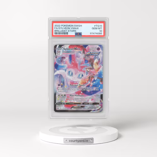 2022 Brilliant Stars #TG15 Sylveon VMAX - Holo Character Rare (PSA 10 GEM MINT)