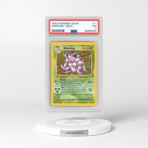 1999 Pokémon Game #11 Nidoking - Holo (PSA 7 NM)