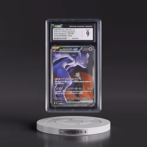 2025 Mega Dream ex - M2a #237/193 Team Rocket's Mewtwo ex - Special Art Rare Holo (CGC 9 MINT)