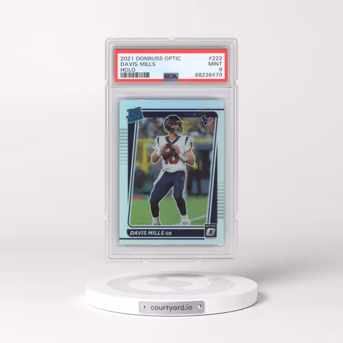 2021 Panini Donruss Optic #222 Davis Mills - Holo (PSA 9 MINT)