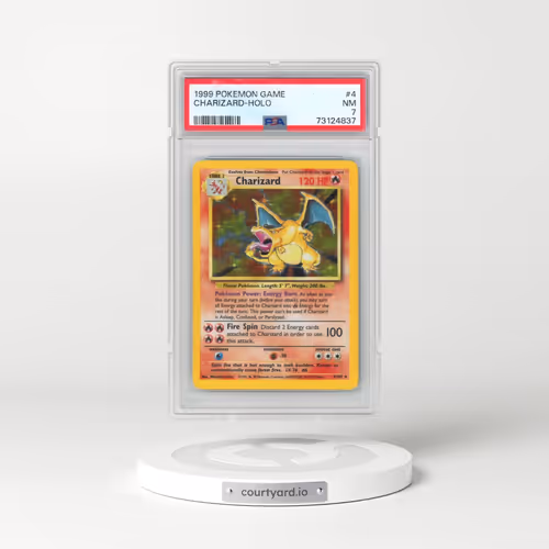 1999 Pokémon Game #4 Charizard - Holo (PSA 7 NM)