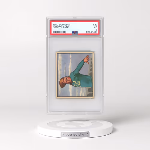 1950 Bowman #37 Bobby Layne (PSA 3 VG)