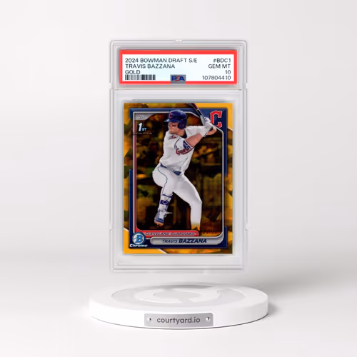 2024 Bowman Draft Sapphire Edition #BDC1 Travis Bazzana - Gold (PSA 10 GEM MINT)