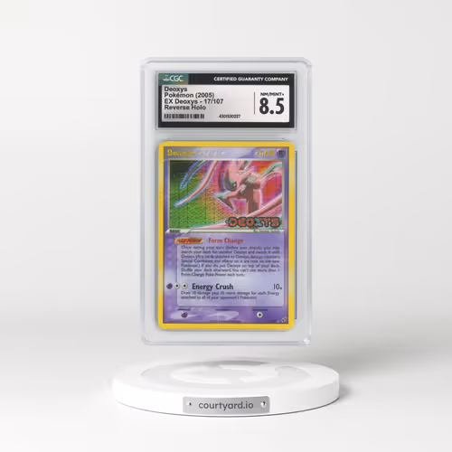 2005 EX Deoxys #17/107 Deoxys - Reverse Holo (CGC 8.5 NM-MT+)
