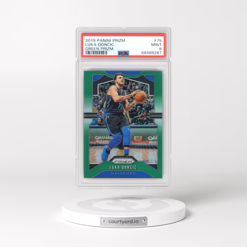 2019 Panini Prizm #75 Luka Doncic - Green Prizm (PSA 9 MINT)