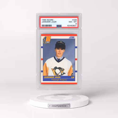1990 Score #428 Jaromir Jagr (PSA 8 NM-MT)