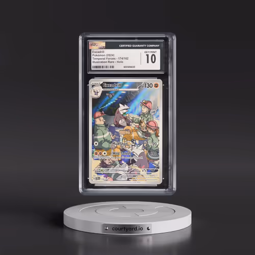 2023 Temporal Forces - TEF EN #174/162 Excadrill - Illustration Rare Holo (CGC 10 GEM MINT)