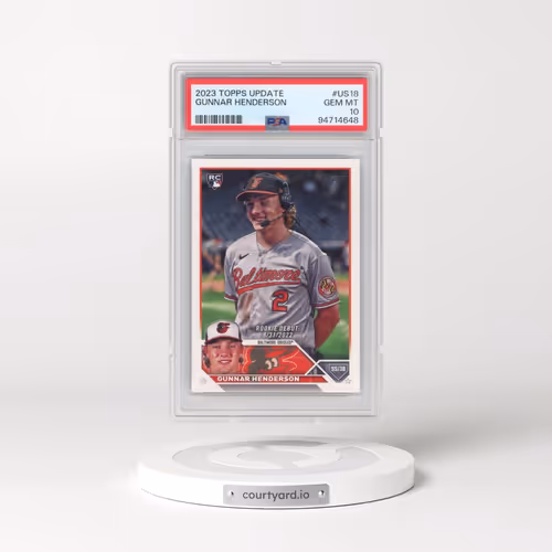 2023 Topps Update #US18 Gunnar Henderson (PSA 10 GEM MINT)