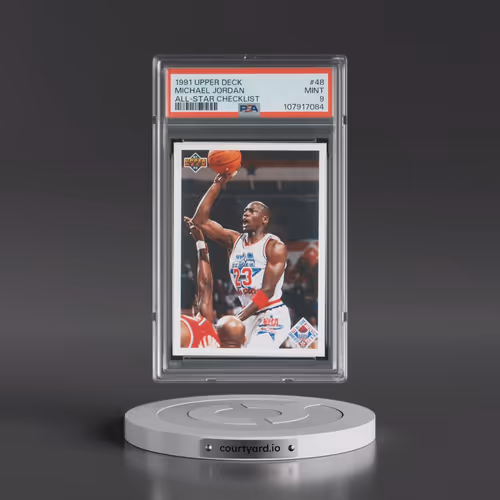 1991 Upper Deck #48 Michael Jordan - All-Star Checklist (PSA 9 MINT)