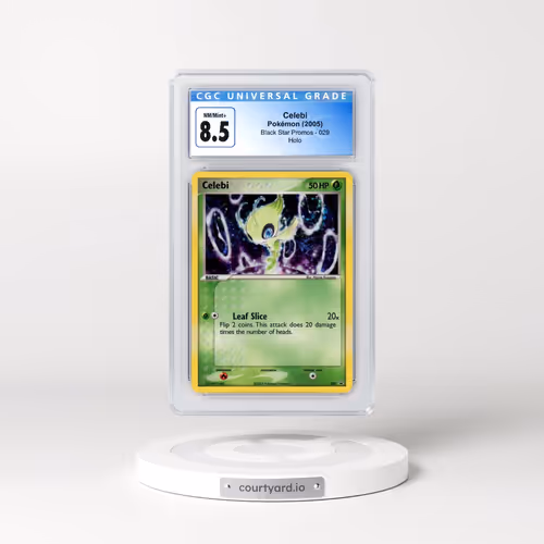 2003 Black Star Promos #029 Celebi - Holo (CGC 8.5 NM-MT+)