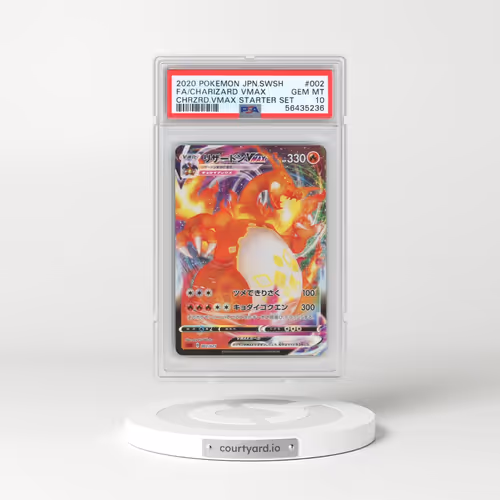 2020 Pokémon Sword & Shield Charizard Vmax Starter Set #002 Charizard Vmax - Full Art (PSA 10 GEM MINT)