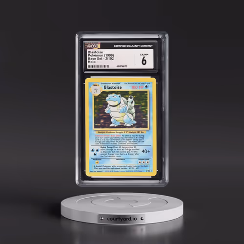 1999 Base Set #2/102 Blastoise - Holo (CGC 6 EX-NM)