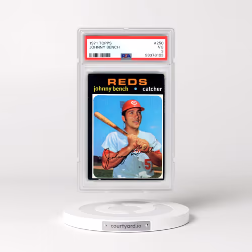 1971 Topps #250 Johnny Bench (PSA 3 VG)