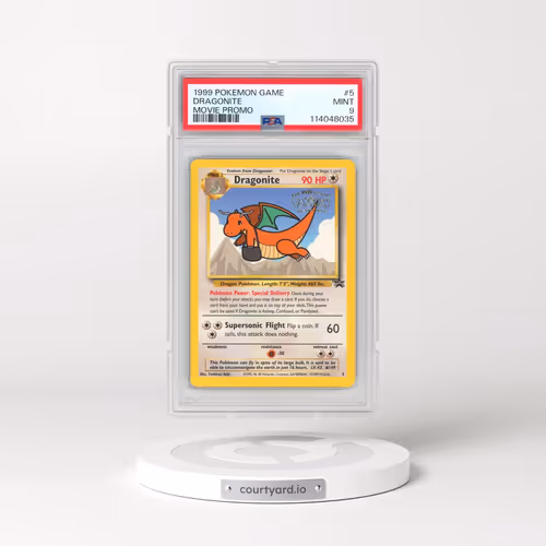 1999 Pokémon Game Movie #5 Dragonite - Movie Promo (PSA 9 MINT)