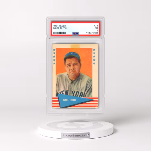 1961 Fleer #75 Babe Ruth (PSA 1 PR)