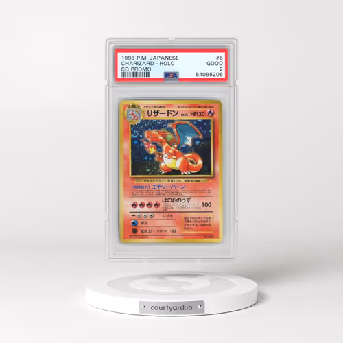 1999 Pokémon CD Promo #6 Charizard - Holo CD Promo (PSA 2 GOOD)