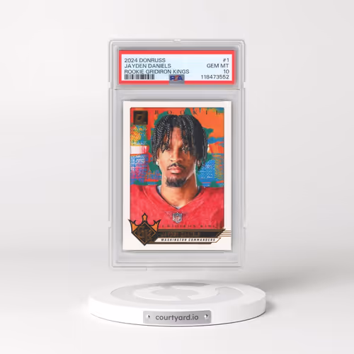 2024 Panini Donruss Rookie Gridiron Kings #1 Jayden Daniels (PSA 10 GEM MINT)