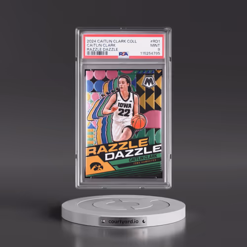 2024 Panini Caitlin Clark Collection Razzle Dazzle #RD1 Caitlin Clark (PSA 9 MINT)