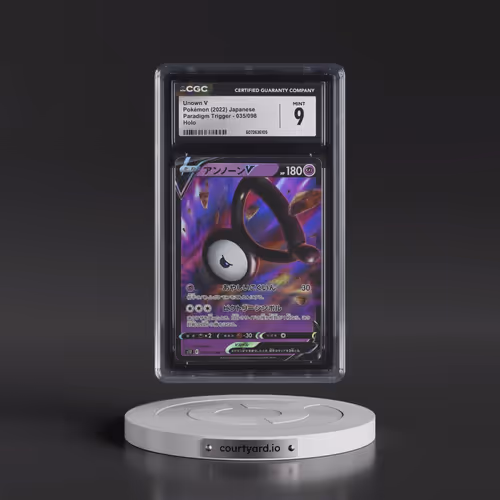 2022 Paradigm Trigger #035/098 Unown V - Holo (CGC 9 MINT)
