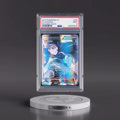 2015 Pokémon XY Roaring Skies #108 Winona - Full Art (PSA 9 MINT)