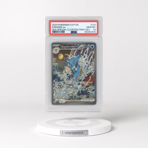 2024 Pokémon Svp EN-SV Black Star Promo #131 Kingdra EX - Holo Shrouded Fable Special Illustration Collection (PSA 10 GEM MINT)