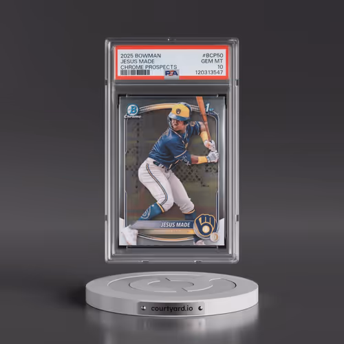 2025 Bowman Chrome Prospects #BCP50 Jesus Made (PSA 10 GEM MINT)