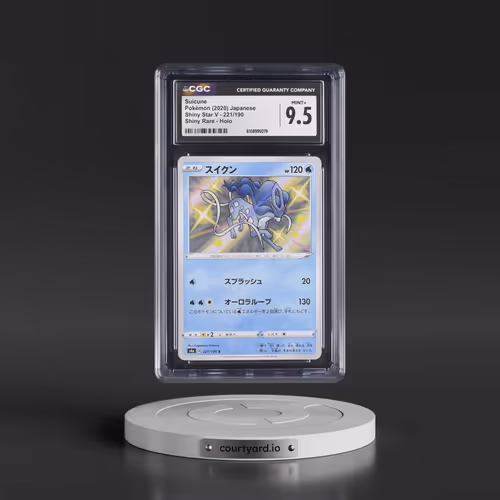 2020 Shiny Star V #221/190 Suicune - Shiny Rare Holo (CGC 9.5 MINT+)