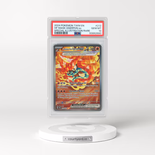 2024 Pokémon Twm EN-Twilight Masquerade #212 Hearthflame Mask Ogerpon EX - Holo Special Illustration Rare (PSA 10 GEM MINT)