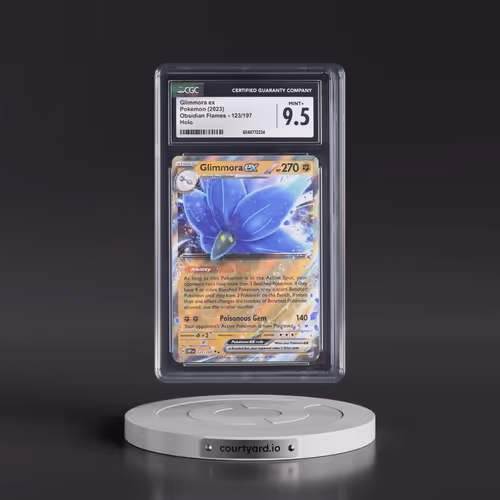 2023 Obsidian Flames - OBF EN #123/197 Glimmora ex - Holo (CGC 9.5 MINT+)