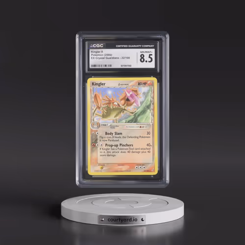 2006 EX Crystal Guardians #22/100 Kingler δ (CGC 8.5 NM-MT+)