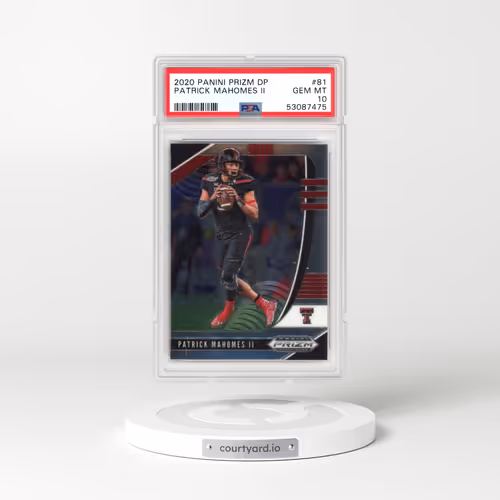 2020 Panini Prizm Draft Picks #81 Patrick Mahomes II (PSA 10 GEM MINT)