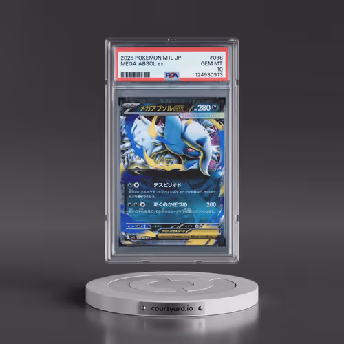 2025 Pokémon M1l-Mega Brave #038 Mega Absol EX - Holo (PSA 10 GEM MINT)