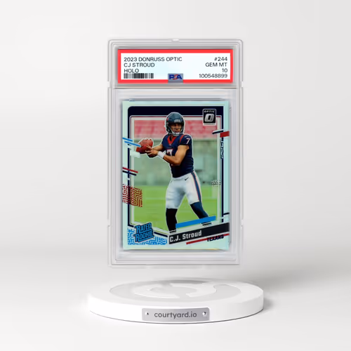 2023 Panini Donruss Optic #244 CJ Stroud - Holo (PSA 10 GEM MINT)