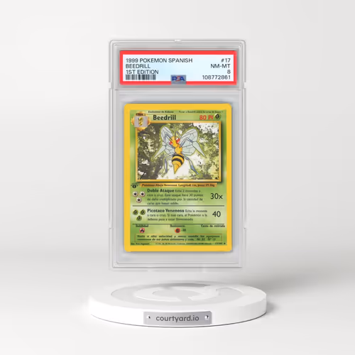 1999 Pokémon #17 Beedrill - 1st Edition (PSA 8 NM-MT)
