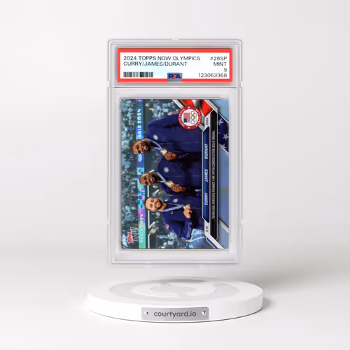 2024 Topps Now Olympic Games #26SP Kevin Durant/LeBron James/Steph Curry (PSA 9 MINT)
