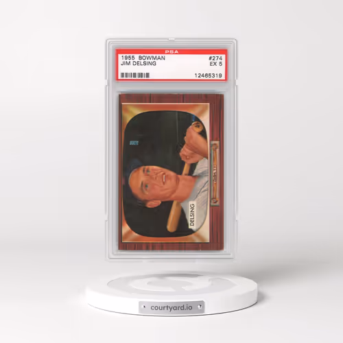1955 Bowman #274 Jim Delsing (PSA 5 EX)