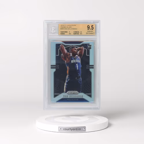 2019 Panini Prizm #248 Zion Williamson - Silver Prizm (BGS 9.5 GEM MINT)