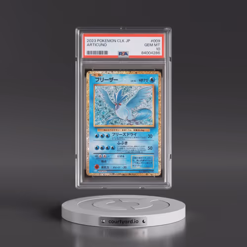 2023 Pokémon Clk-Trading Card Game Classic Blastoise & Suicune EX Deck #009 Articuno (PSA 10 GEM MIN