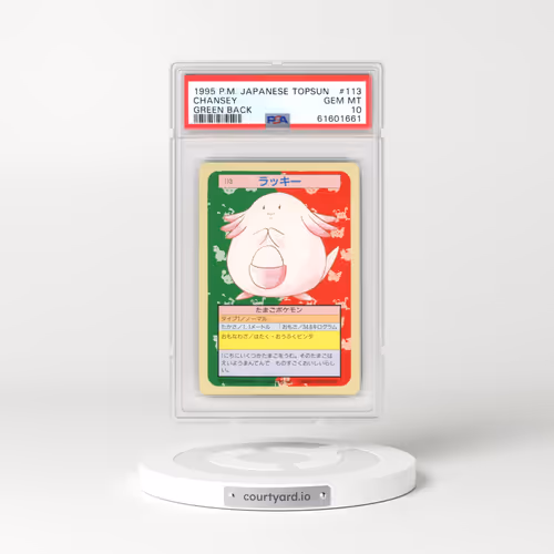 1997 (Only One Pokémon) Original Series #113 Chansey - (Green Back) 2nd Print (PSA 10 GEM MINT)